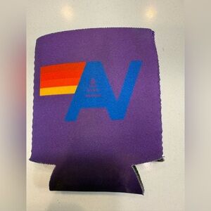 New Aviator Nation Purple Can Cooler with Blue and Orange Logo Las‎ Vegas